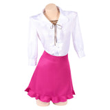 One Piece Heroines Nami Women Pink Dress Cosplay Costume Halloween Carnival Party Suit
