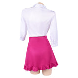 One Piece Heroines Nami Women Pink Dress Cosplay Costume Halloween Carnival Party Suit