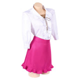 One Piece Heroines Nami Women Pink Dress Cosplay Costume Halloween Carnival Party Suit