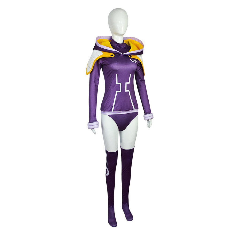 Egghead Suits One Piece Jewelry Bonney Anime Character Egghead Arc Purple Suit Cospl ...