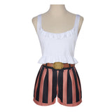 One Piece Jewelry Bonney Brown Set  Anime Character Cosplay Costume Outfits Halloween Carnival Suit