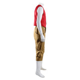 One Piece Luffy Cosplay Costume Men Halloween Carnival Party Suit