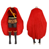 One Piece Luffy Red Cloak Outfit Pro Cosplay Costume Halloween Carnival Party Suit