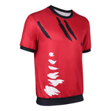 One Piece Luffy Red T-shirt Cosplay  Costume Halloween Carnival Party Suit