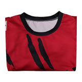 One Piece Luffy Red T-shirt Cosplay  Costume Halloween Carnival Party Suit