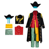 One Piece Marshall D.Teach Black Outfit Cosplay Costume Halloween Carnival Party Suit