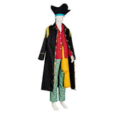 One Piece Marshall D.Teach Black Outfit Cosplay Costume Halloween Carnival Party Suit