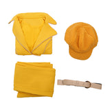 One Piece Miss Valentine Yellow Outfit Cosplay Costume Halloween Carnival Party Suit