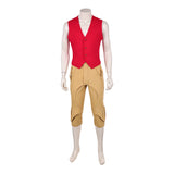 One Piece Monkey D.Luffy Cosplay Red Men Outfit Halloween Carnival Party Suit