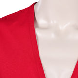 One Piece Monkey D.Luffy Cosplay Red Men Outfit Halloween Carnival Party Suit