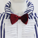 One Piece Mr. 3 Blue Stripes Outfit Cosplay Costume Halloween Carnival Party Suit