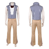 One Piece Mr.3 Outfit Cosplay Costume Halloween Carnival Party Suit