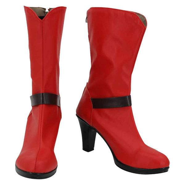 One Piece Nami Anime Character Cosplay Red Shoes Boots – Cosplaysky.ca