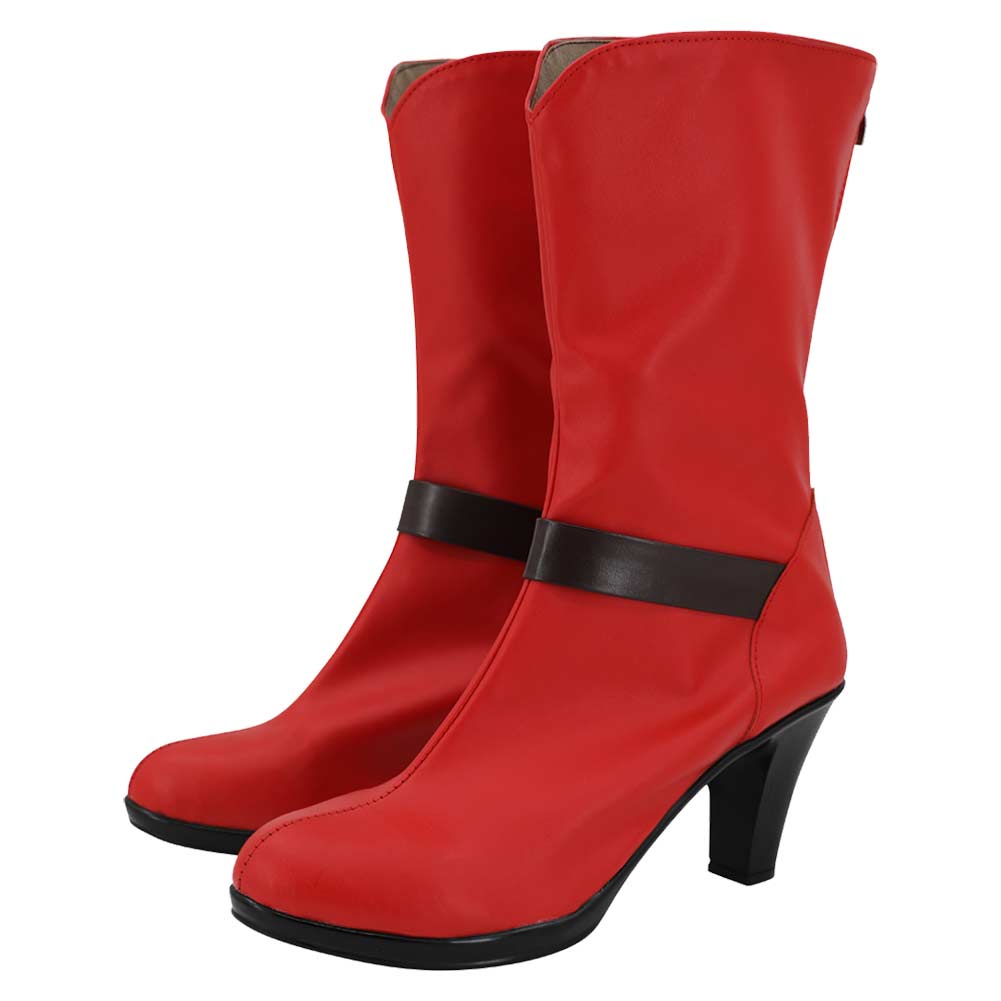 One Piece Nami Anime Character Cosplay Red Shoes Boots – Cosplaysky.ca