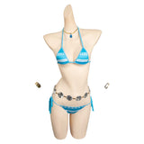 One Piece Nami Blue Bikinis Swimwear Swimsuit Cosplay Costume Outfits Halloween Carnival Suit ﻿
