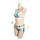 One Piece Nami Blue Bikinis Swimwear Swimsuit Cosplay Costume Outfits Halloween Carnival Suit ﻿