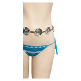 One Piece Nami Blue Bikinis Swimwear Swimsuit Cosplay Costume Outfits Halloween Carnival Suit ﻿