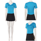 One Piece Nami Cosplay Blue Women Costume Halloween Carnival Party Suit