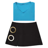 One Piece Nami Cosplay Blue Women Costume Halloween Carnival Party Suit