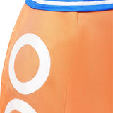 One Piece Nami Women Blue and White Striped Outfit Cosplay Costume Halloween Carnival Party Suit