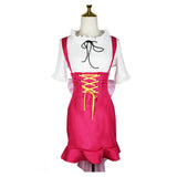 One Piece Nami Women Pink Dress Cosplay Costume Halloween Carnival Party Suit