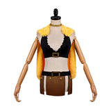 One Piece Nami Yellow Black Outfit Cosplay Costume Halloween Carnival Party Suit