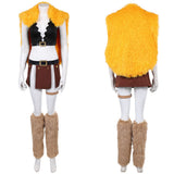 One Piece Nami Yellow Cloak Outfit Cosplay Costume Halloween Carnival Party Suit