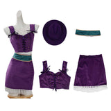 One Piece Nico Robin Purple Outfit Cosplay Costume Halloween Carnival Party Suit