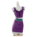 One Piece Nico Robin Purple Outfit Cosplay Costume Halloween Carnival Party Suit