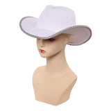 One Piece Nico Robin White Hat Cosplay Hat Halloween Carnival Costume Accessories 