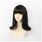 One Piece Niko Robin Black Wig Cosplay Heat Resistant Synthetic Hair Carnival Halloween Party Props    