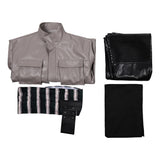 One Piece Roronoa Zoro Cosplay Black Costume with Grey Coat for Men Halloween Carnival Party Suit   