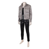 One Piece Roronoa Zoro Cosplay Black Costume with Grey Coat for Men Halloween Carnival Party Suit   