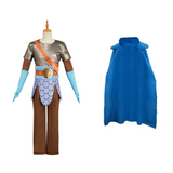 One Piece Sanji Blue Cosplay Outfit For Adult Male Halloween Carnival Party Suit