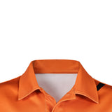 One Piece Sanji Orange T-Shirt Cosplay Costume Halloween Carnival Party Suit
