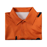 One Piece Sanji Orange T-Shirt Cosplay Costume Halloween Carnival Party Suit