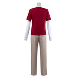 One Piece Sanji Red Outfit Cosplay Costume Halloween Carnival Party Suit