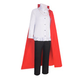 One Piece Sanji Whole Cake Island Arc Red Cloak Cosplay Costume Outfits Halloween Carnival Suit