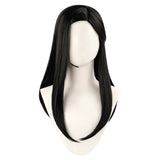 One Piece Side Story Robin Black Center-part Long Hair Cosplay Wig Halloween Carnival Costume Accessories