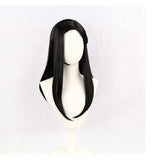 One Piece Side Story Robin Black Center-part Long Hair Cosplay Wig Halloween Carnival Costume Accessories