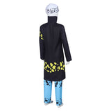 One Piece Trafalgar D. Water Law Anime Character Kids Children Cosplay Costume Outfits