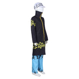 One Piece Trafalgar D. Water Law Anime Character Kids Children Cosplay Costume Outfits