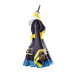One Piece Trafalgar D. Water Law Black Dress Cosplay Costume Halloween Carnival Party Suit 