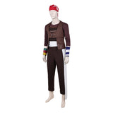 One Piece Usopp Brown Outfit Cosplay Costume Halloween Carnival Party Suit