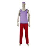 One Piece Usopp Purple Red Outfit Cosplay Costume Halloween Carnival Party Suit