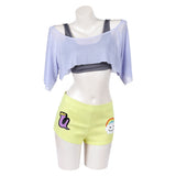 One Piece Uta Cosplay Top Shorts Vest Women Cosplay Costume Halloween Carnival Party Suit