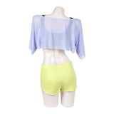 One Piece Uta Cosplay Top Shorts Vest Women Cosplay Costume Halloween Carnival Party Suit