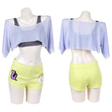 One Piece Uta Cosplay Top Shorts Vest Women Cosplay Costume Halloween Carnival Party Suit