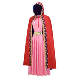 One Piece Vivi Pink Dress Cosplay Costume Halloween Carnival Party Suit
