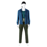One Piece Zoro Blue Outfit Cosplay Costume Halloween Carnival Party Suit